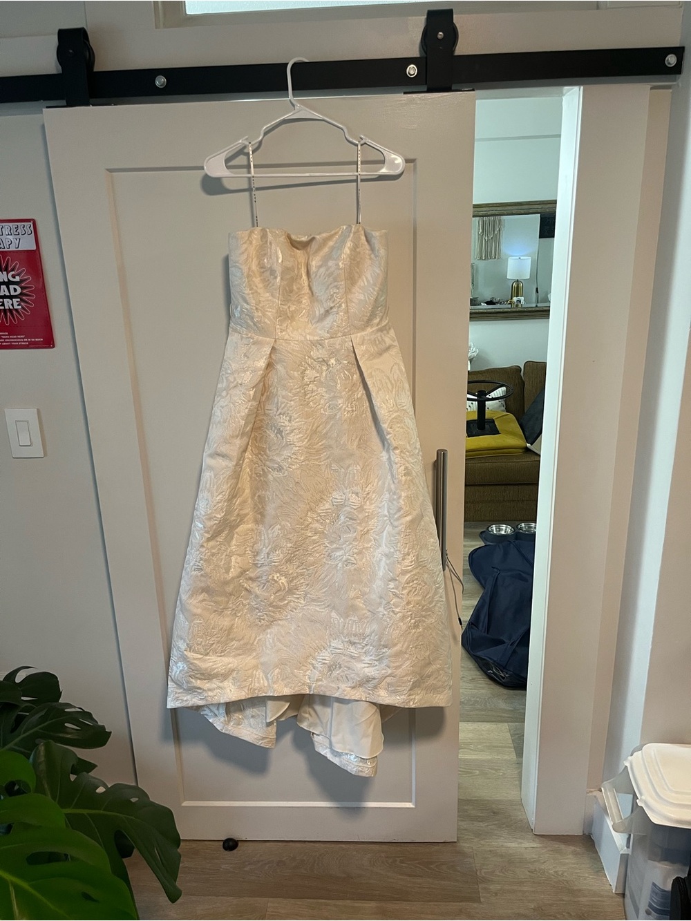 Bella Hi-Low Gown by Kay Unger - Picture 6 of 9